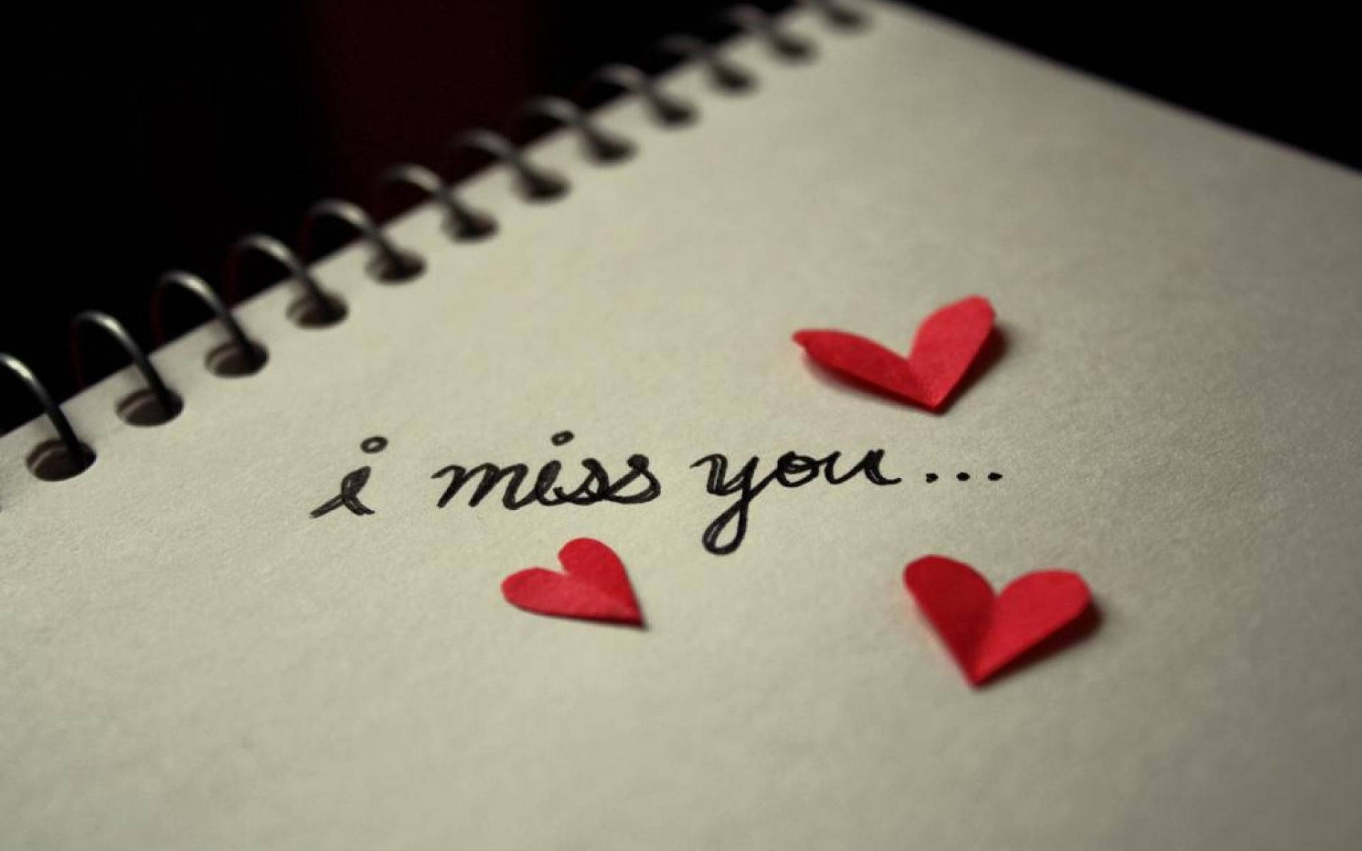 Missing You Notebook, spiral notebook, handwritten text i miss you, Full HD Desktop Wallpaper
