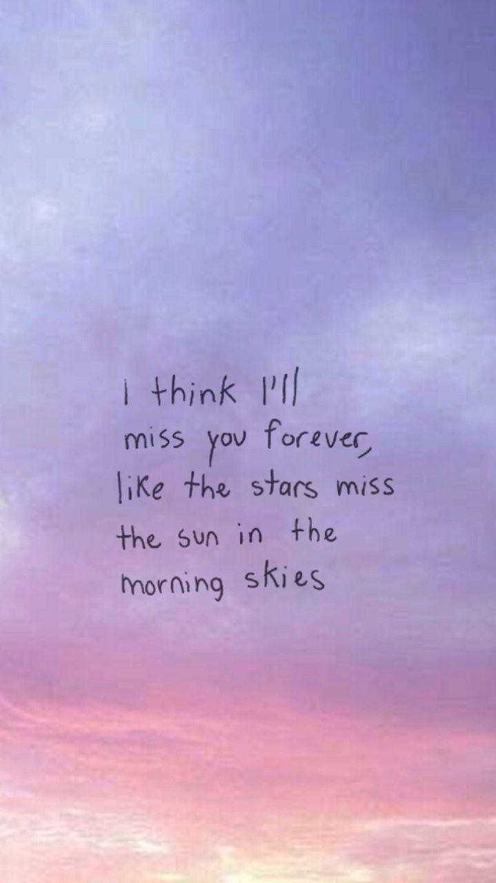 Missing You, summertime sadness, purple, HD Phone Wallpaper