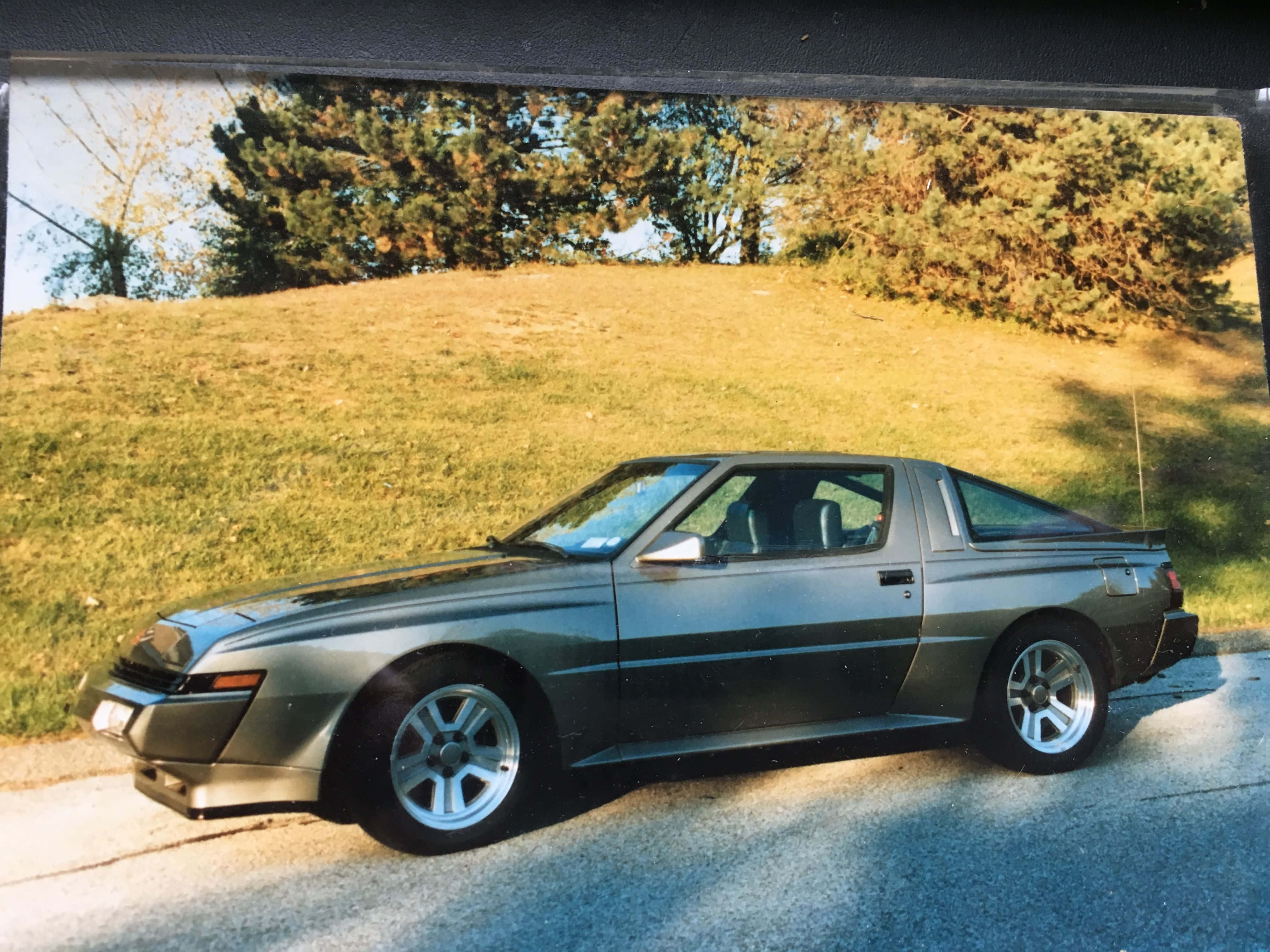 Mitsubishi Starion, silver, paved road, 4K Desktop Wallpaper