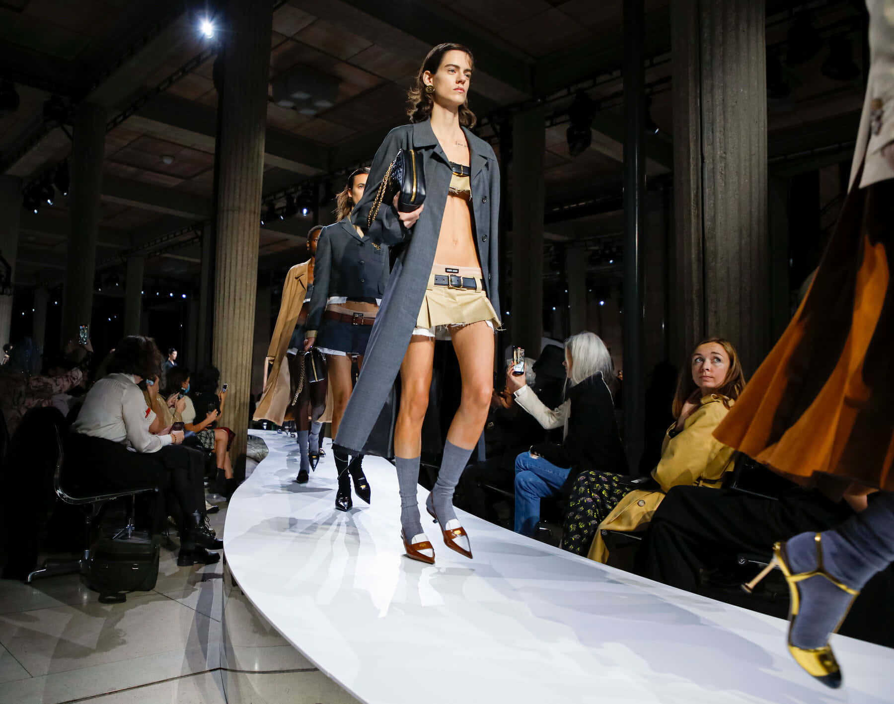 Miu Miu, front row, fashion show, HD Desktop Wallpaper