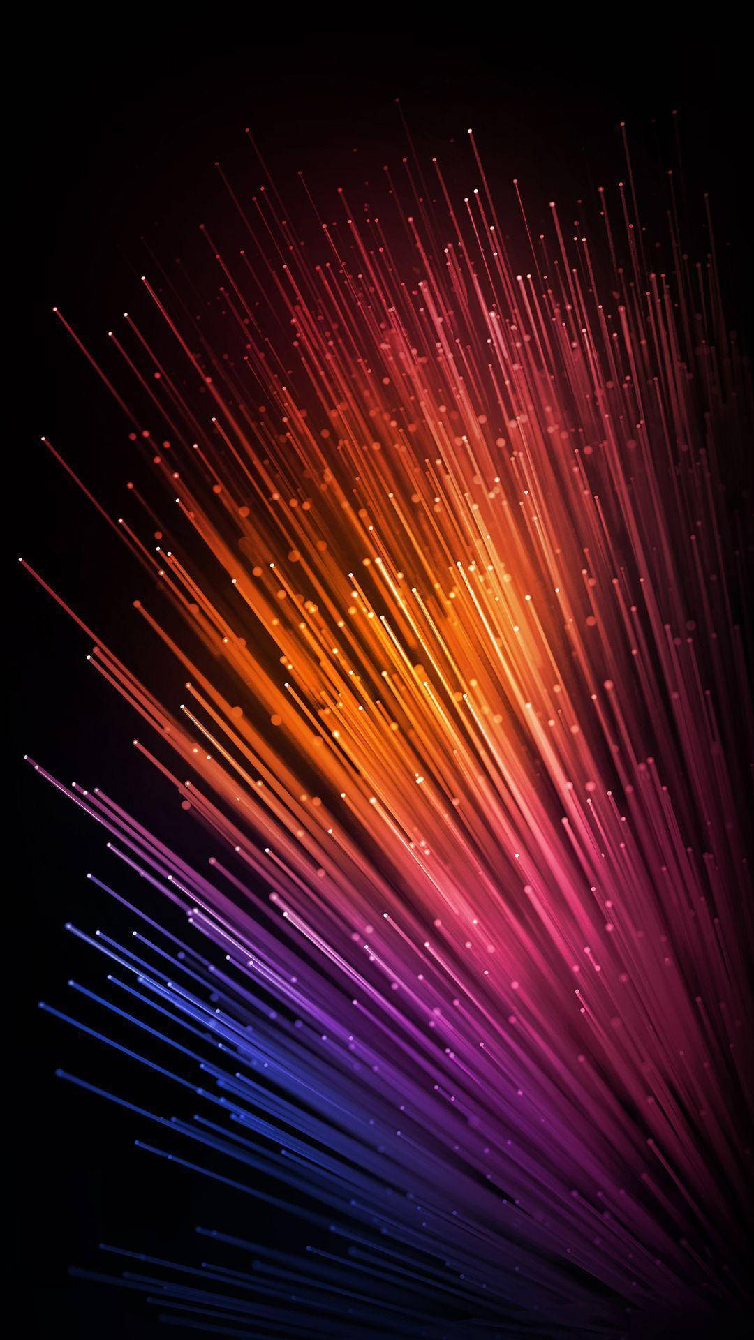 Miui, orange, purple, Full HD Phone Wallpaper