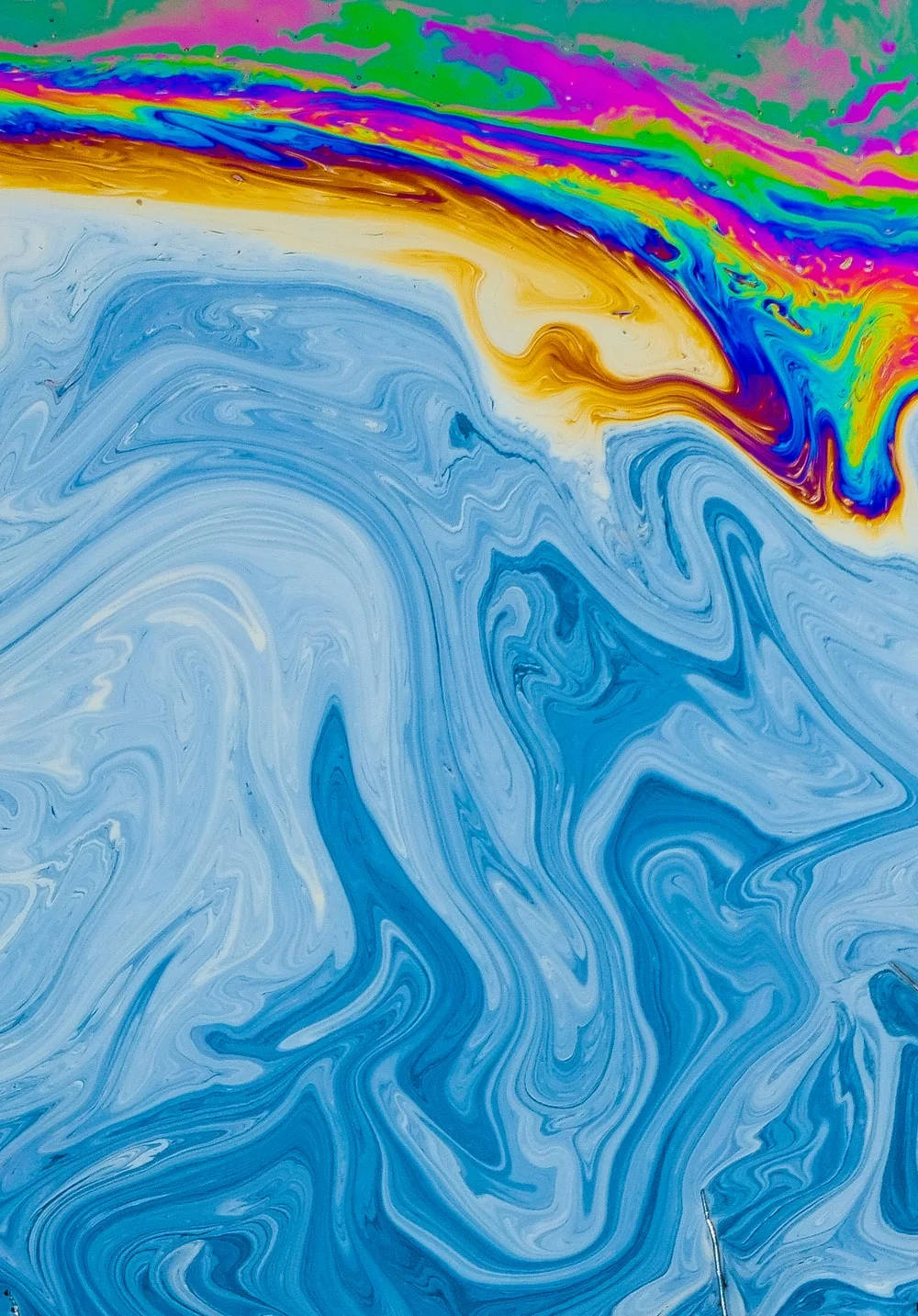 Mix Color, blue, yellow, HD Phone Wallpaper