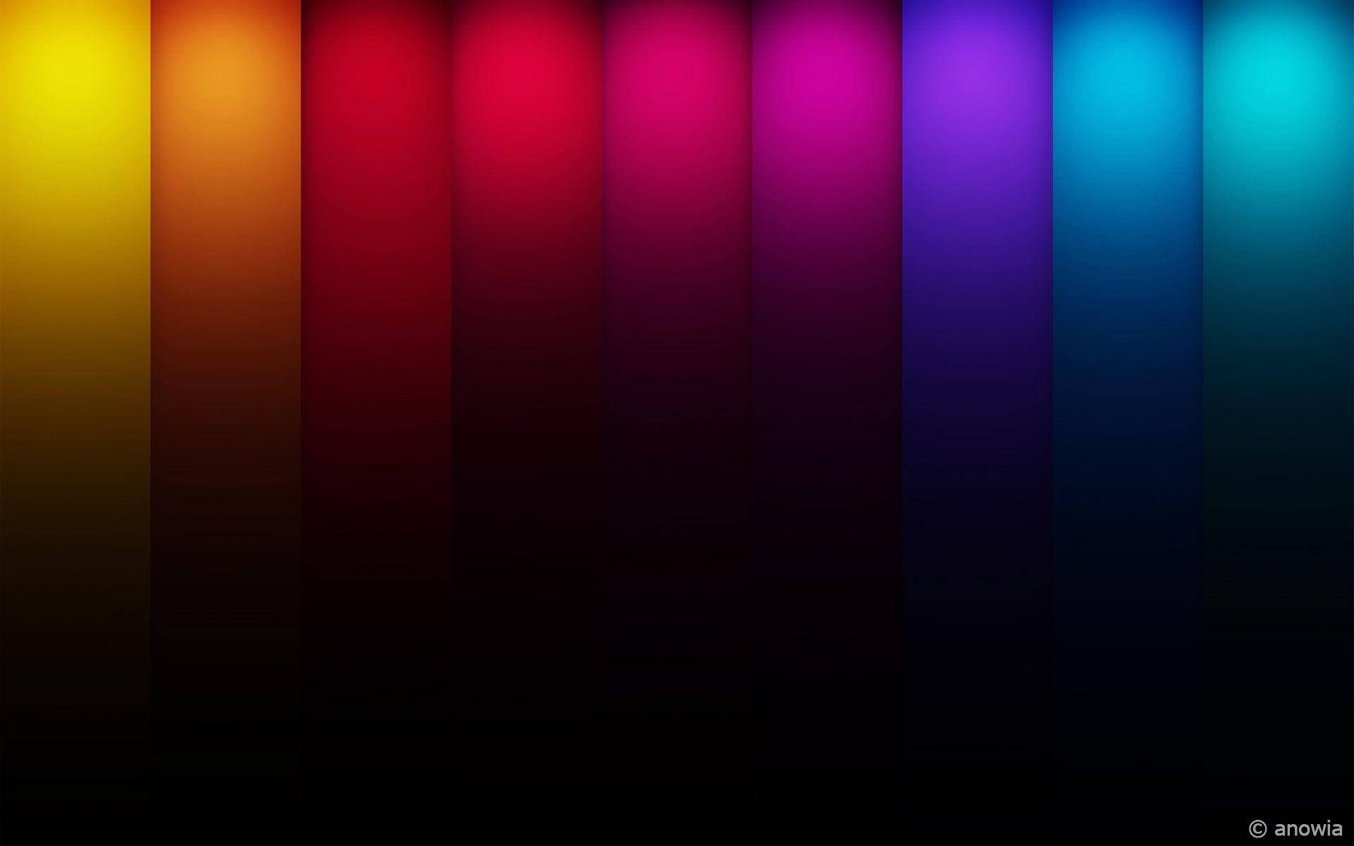 vertical stripes, warm yellow, cool teal, Full HD Desktop Wallpaper