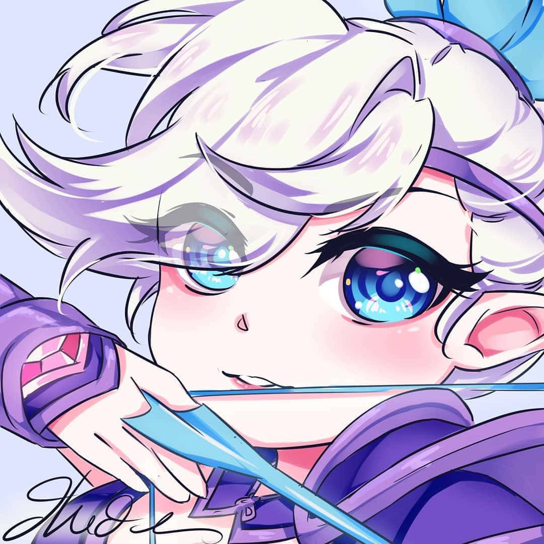 Miya, Mobile Legend, purple hair, SD Desktop Wallpaper