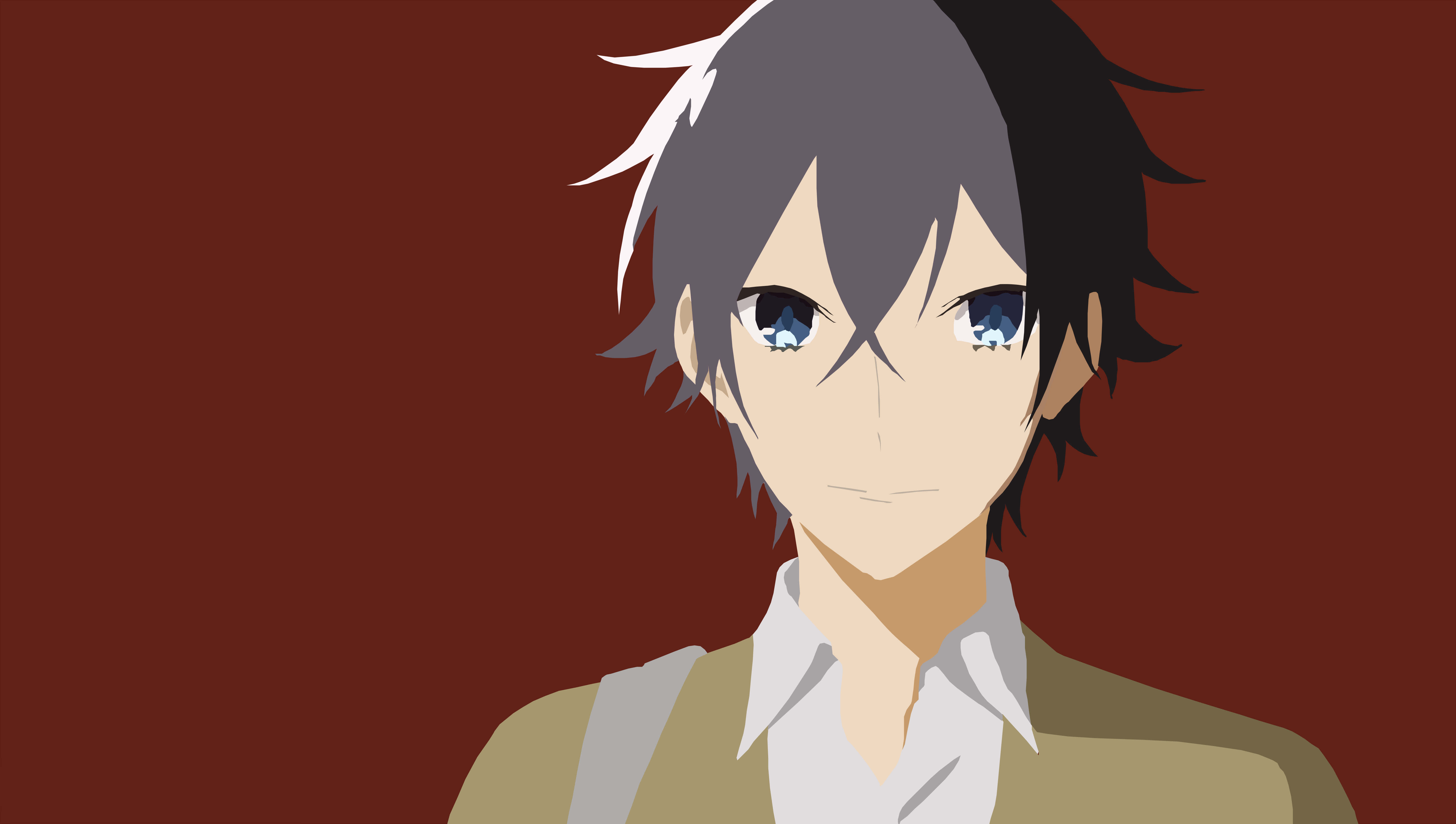 Miyamura, anime boy, gray and black hair, 5K Desktop Wallpaper