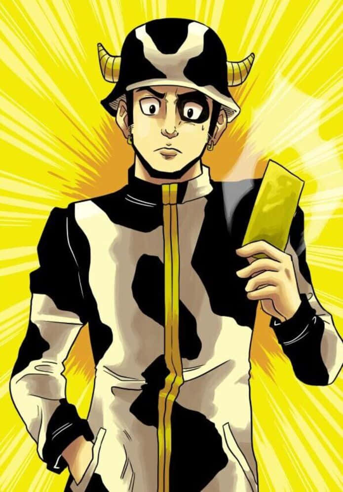 Mizaistom Nana, cow-print outfit, horned hat, SD Phone Wallpaper