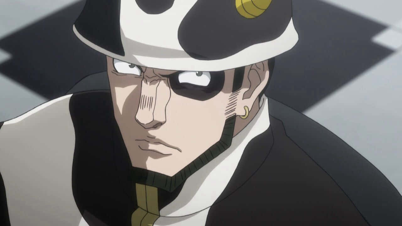 Mizaistom Nana, black and white hat, gold emblem, HD Desktop Wallpaper