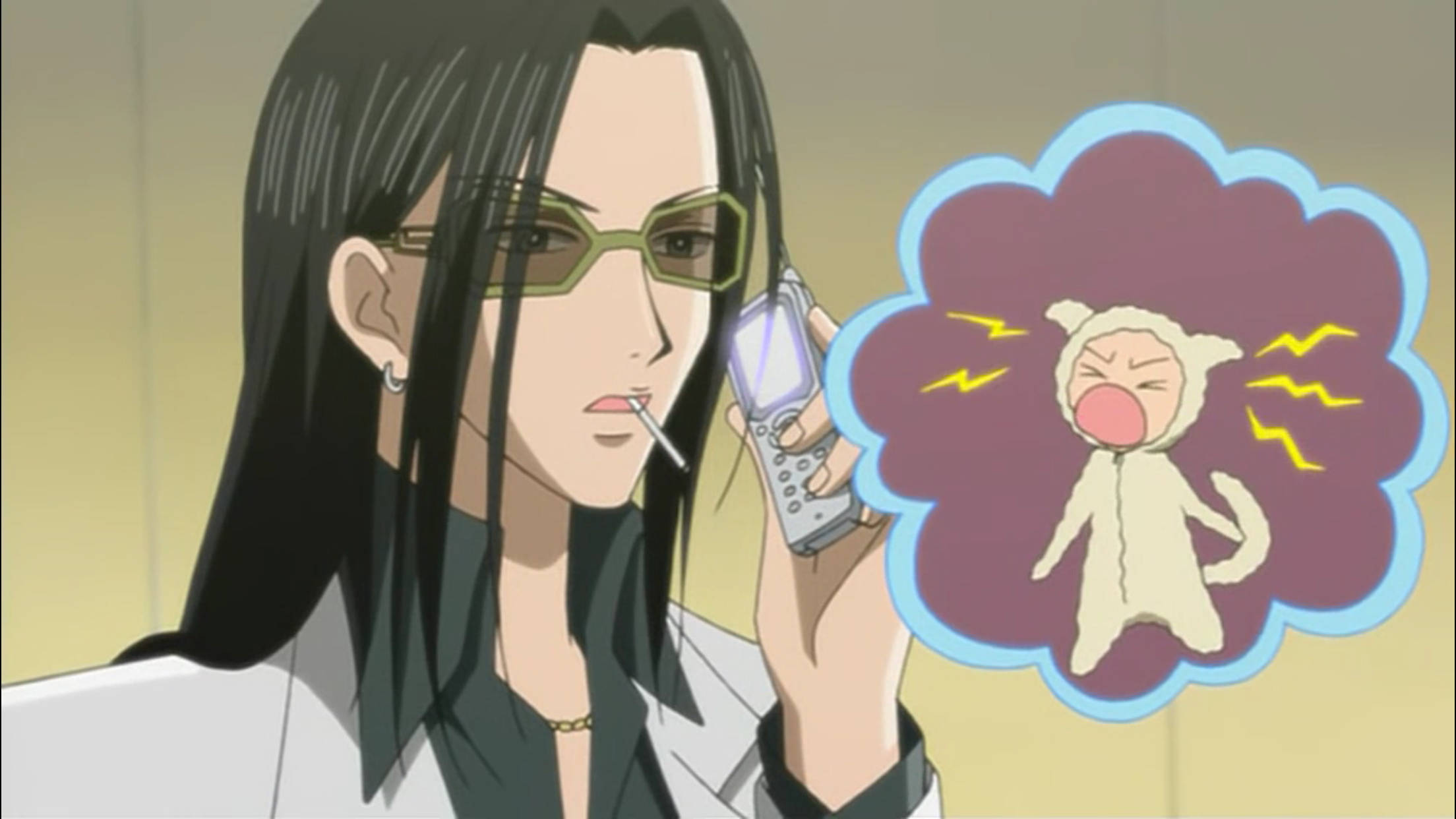 Nana, anime, glasses, Full HD Desktop Wallpaper