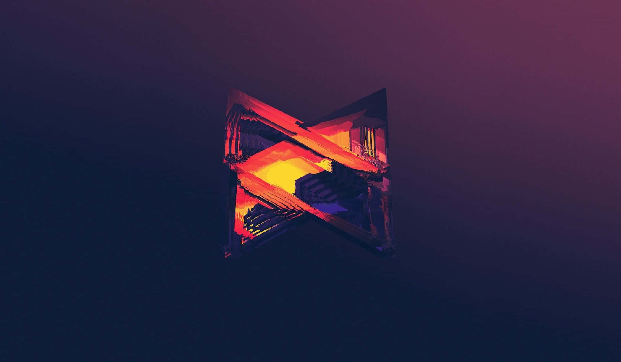 MKBHD, Android, fiery orange, Full HD Desktop Wallpaper