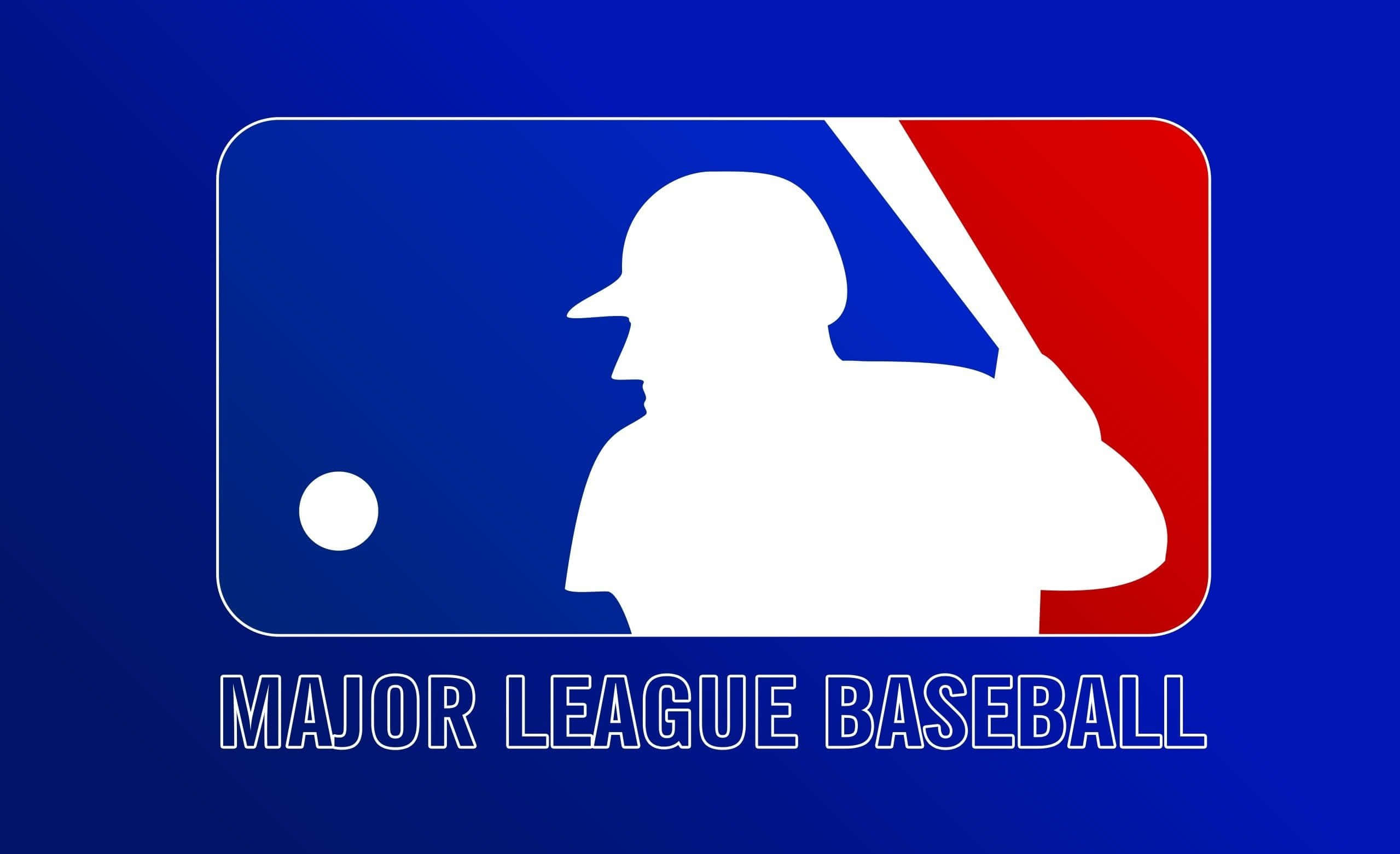 MLB Baseball League, white silhouette, baseball player, Full HD Desktop Wallpaper