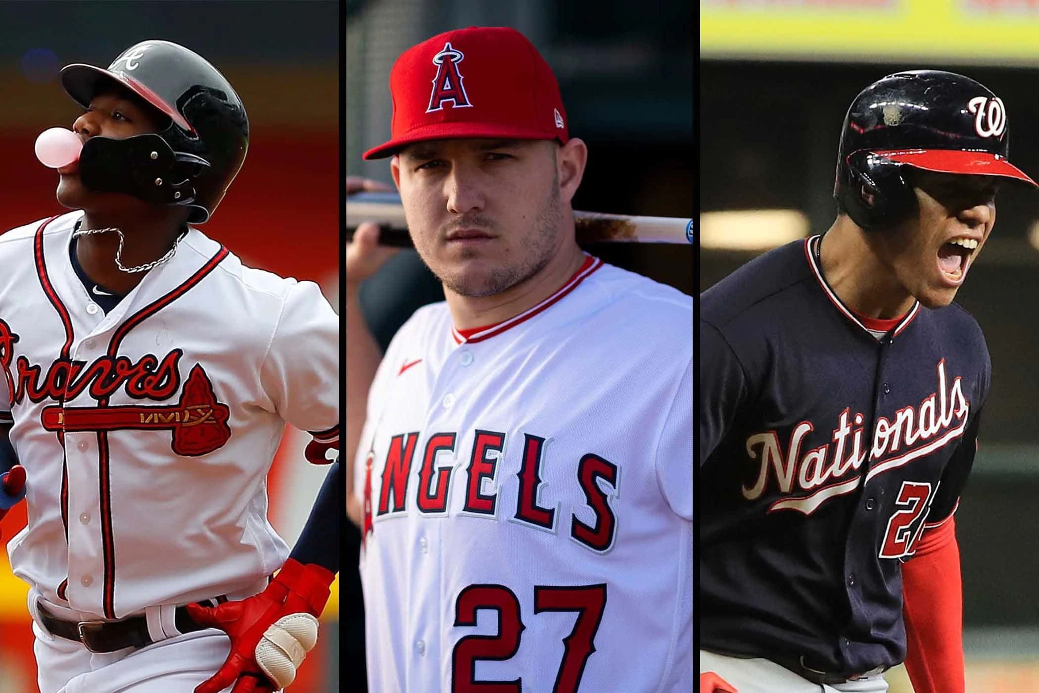 MLB, players, team uniforms, Full HD Desktop Wallpaper