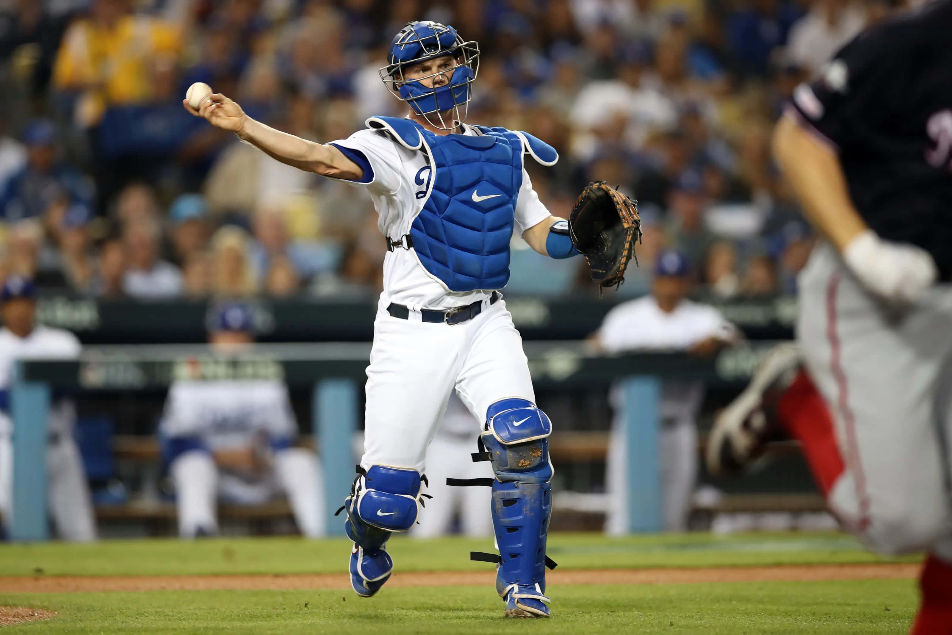 MLB Players, baseball catcher, blue gear, 2K Desktop Wallpaper