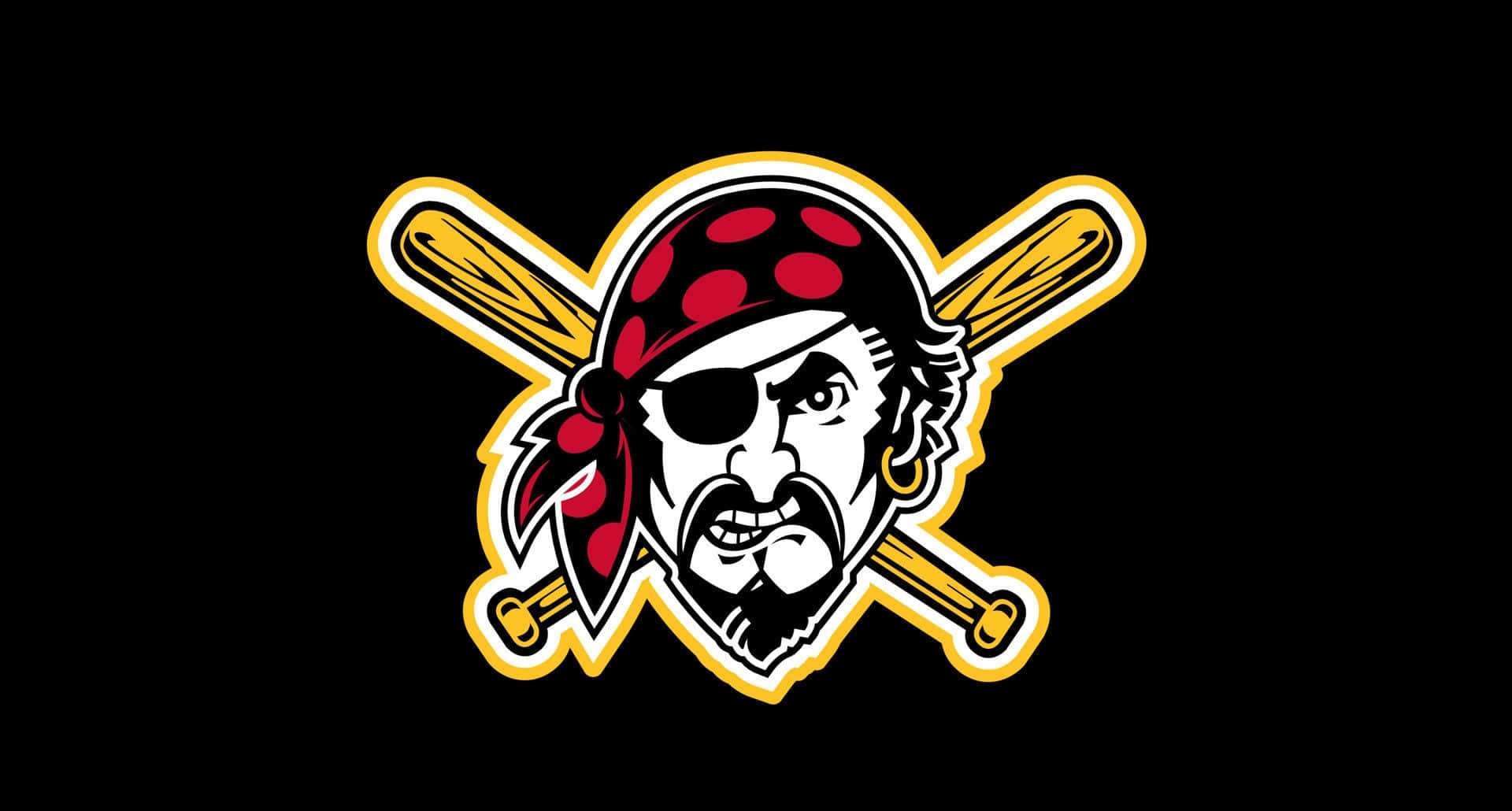 MLB Teams, red polka dot bandana, eyepatch, Full HD Desktop Wallpaper