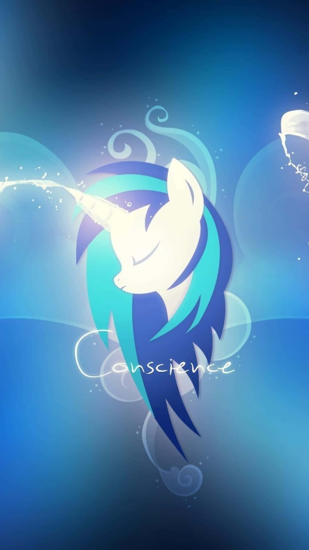 Mlp Phone, white unicorn, flowing blue mane, Full HD Phone Wallpaper
