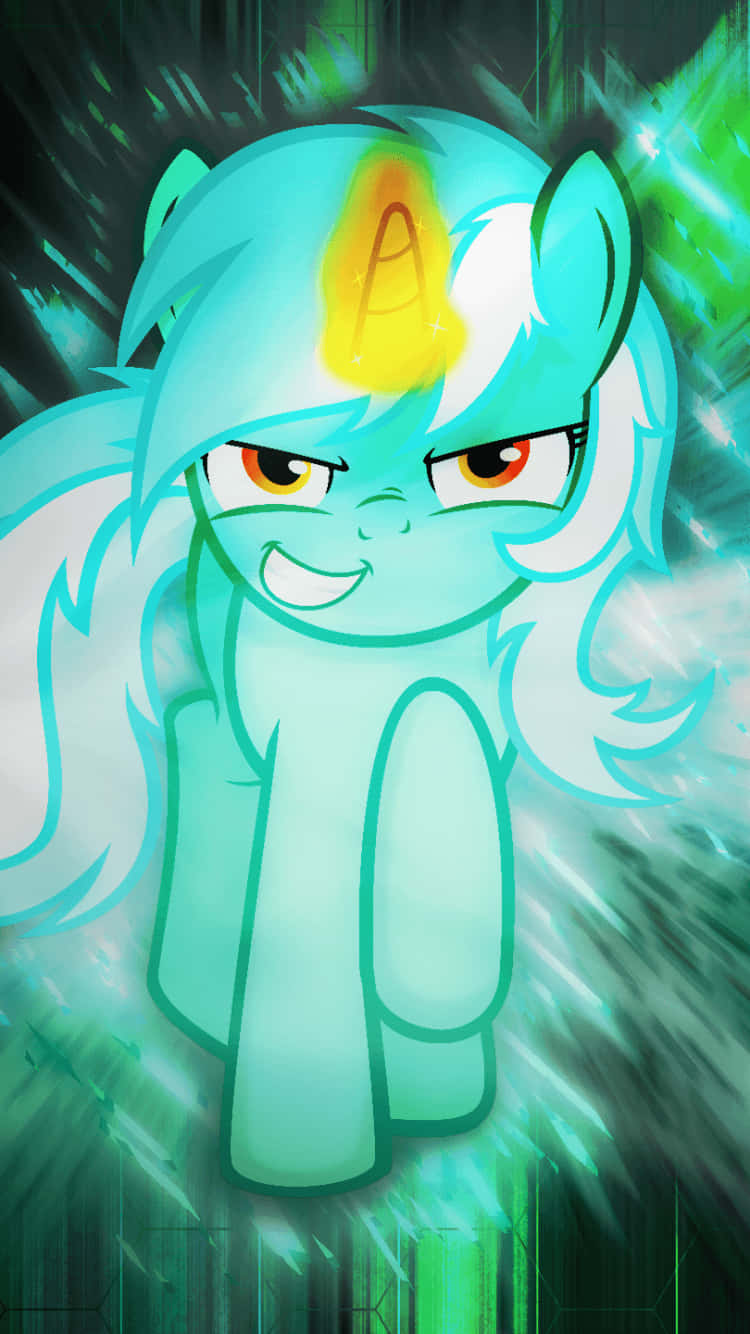 Mlp Phone, teal pony, yellow horn, HD Phone Wallpaper