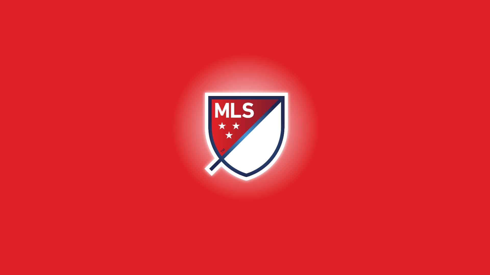 MLS, red background, white halo effect, Full HD Desktop Wallpaper