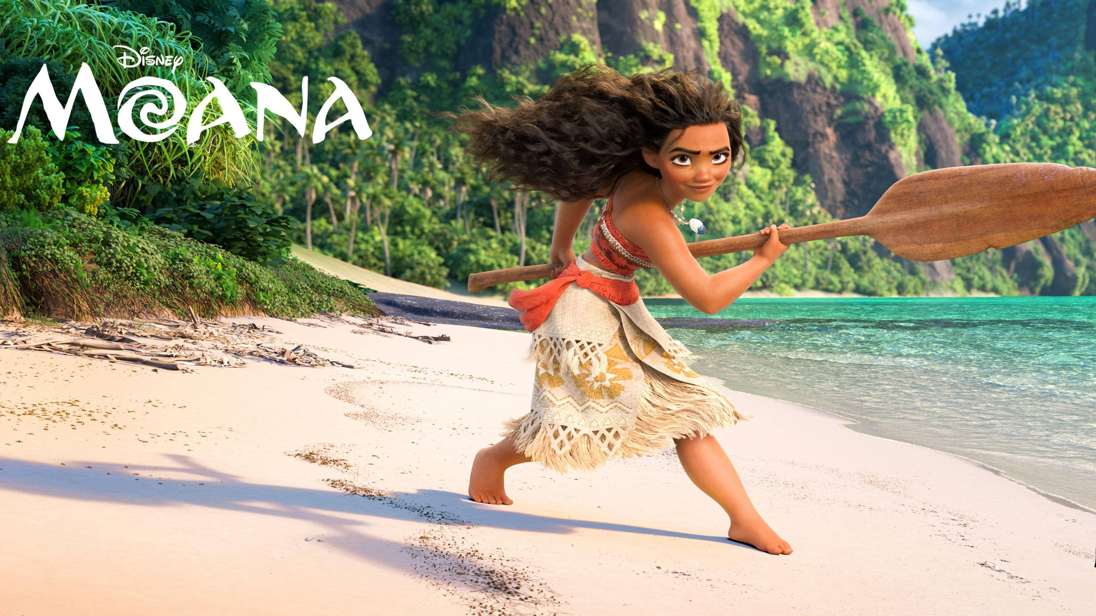 Moana, 4K, paddle, 4K Desktop Wallpaper