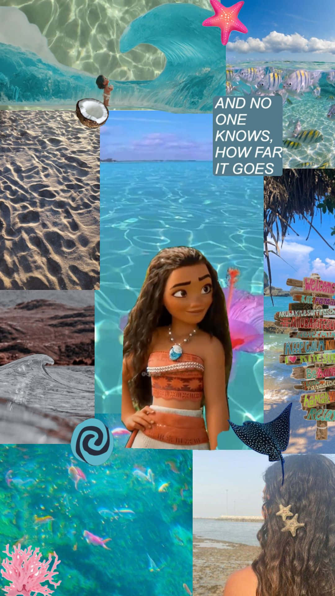 Moana, coral reefs, sandy beaches, Full HD Phone Wallpaper