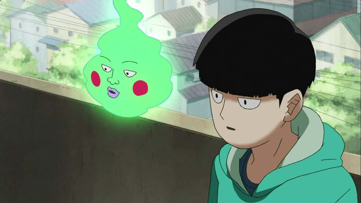 Mob Psycho 100, Ekubo, green hoodie, HD Desktop Wallpaper