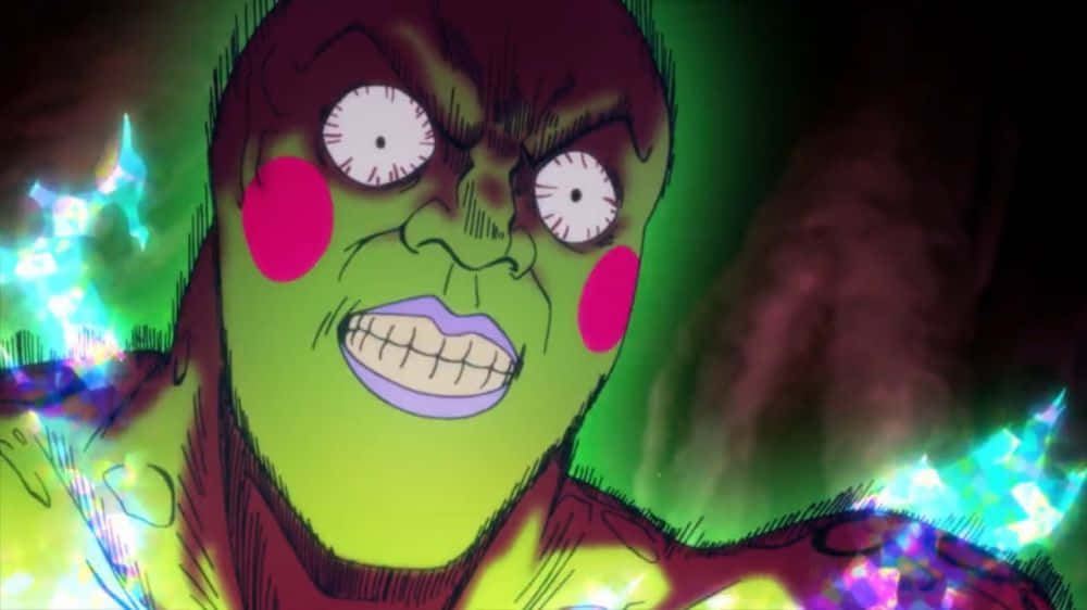 Mob Psycho 100, Ekubo, green skin, SD Desktop Wallpaper