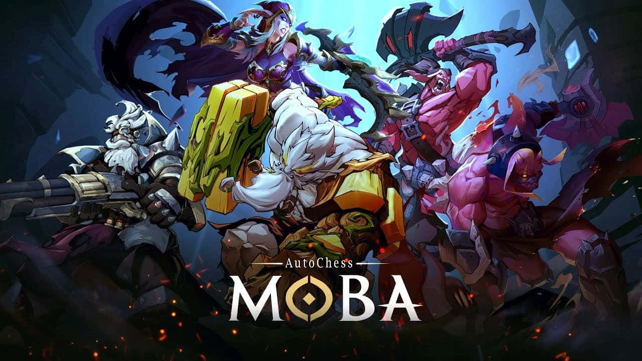 Moba Games, Epic Battle Scene, fantasy characters, HD Desktop Wallpaper