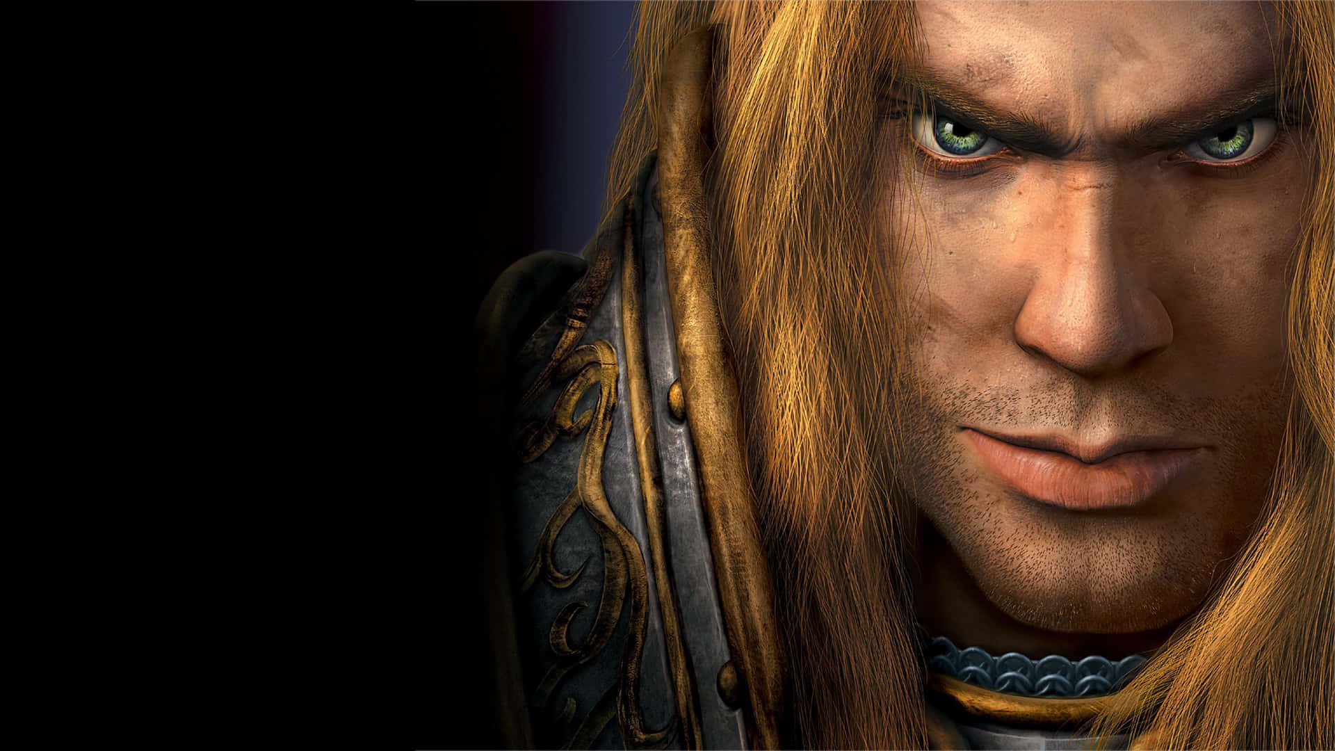 Moba Games, elf warrior, glowing green eyes, Full HD Desktop Wallpaper
