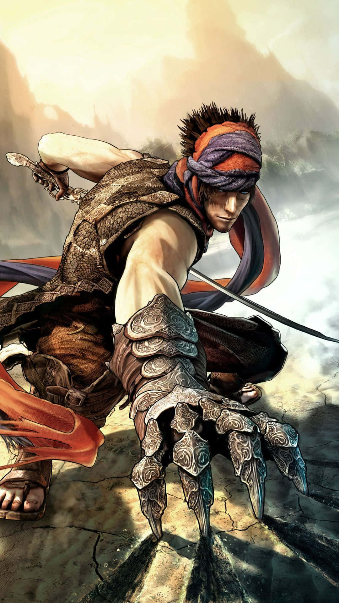 Mobile Gaming, anime art, fierce warrior, Full HD Phone Wallpaper