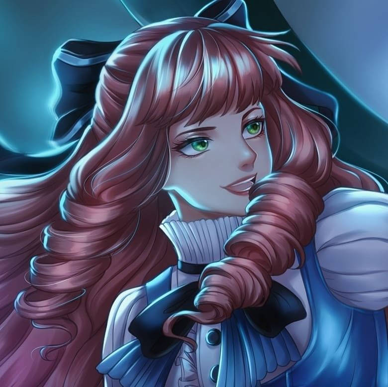 Mobile Legends Guinevere, redish-brown hair, green eyes, SD Desktop Wallpaper