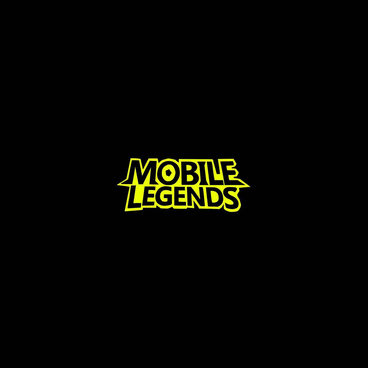 Mobile Legends, yellow, black background, HD Desktop Wallpaper