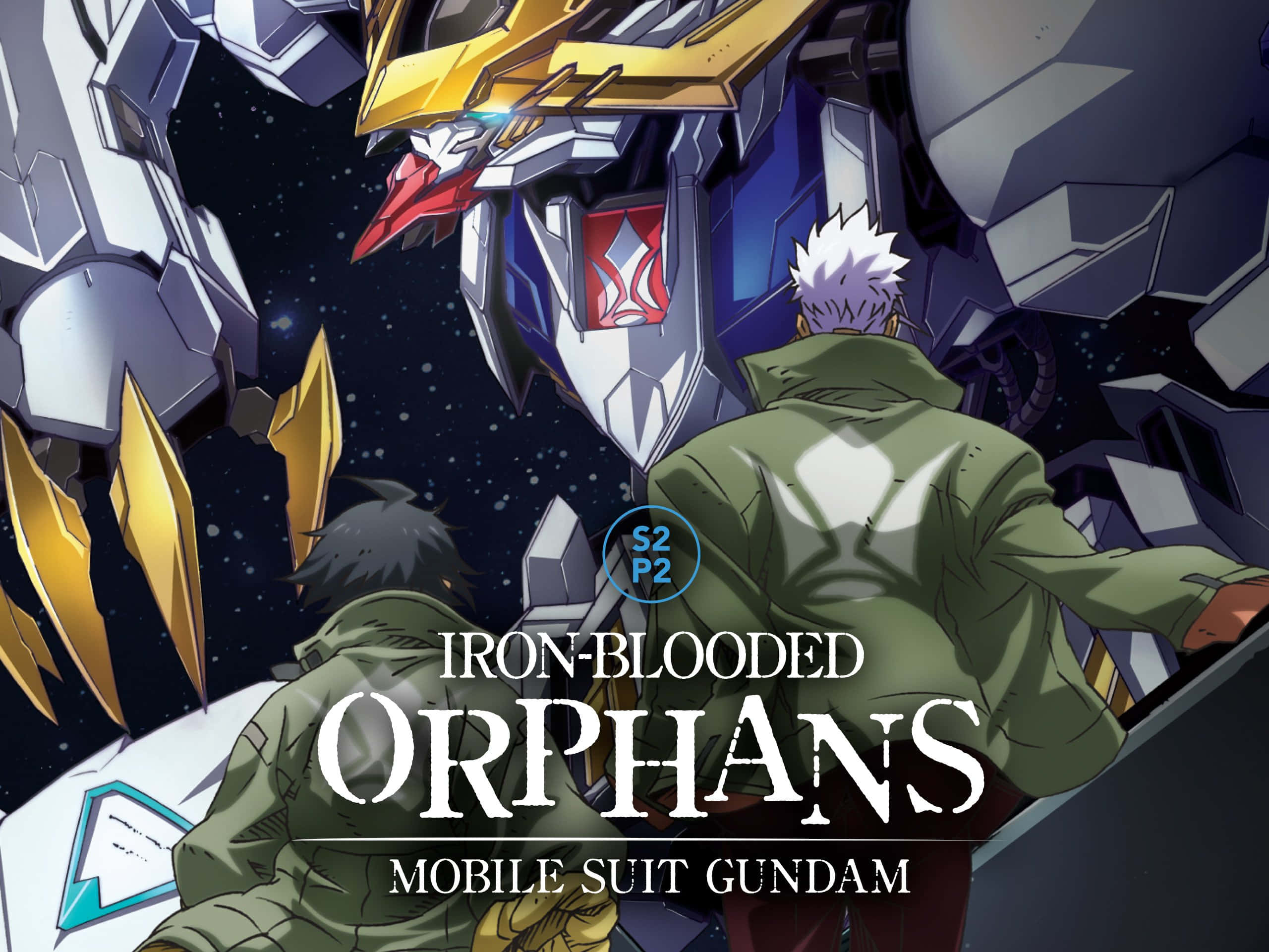 Mobile Suit Gundam Iron-blooded Orphans, green jackets, giant mechs, 2K Desktop Wallpaper