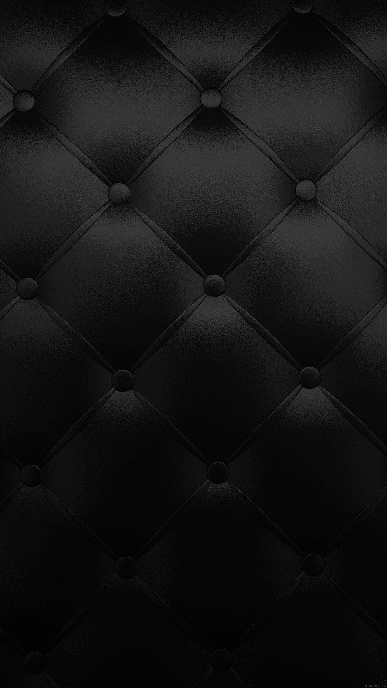 black leather, tufted upholstery, diamond stitching, Full HD Phone Wallpaper