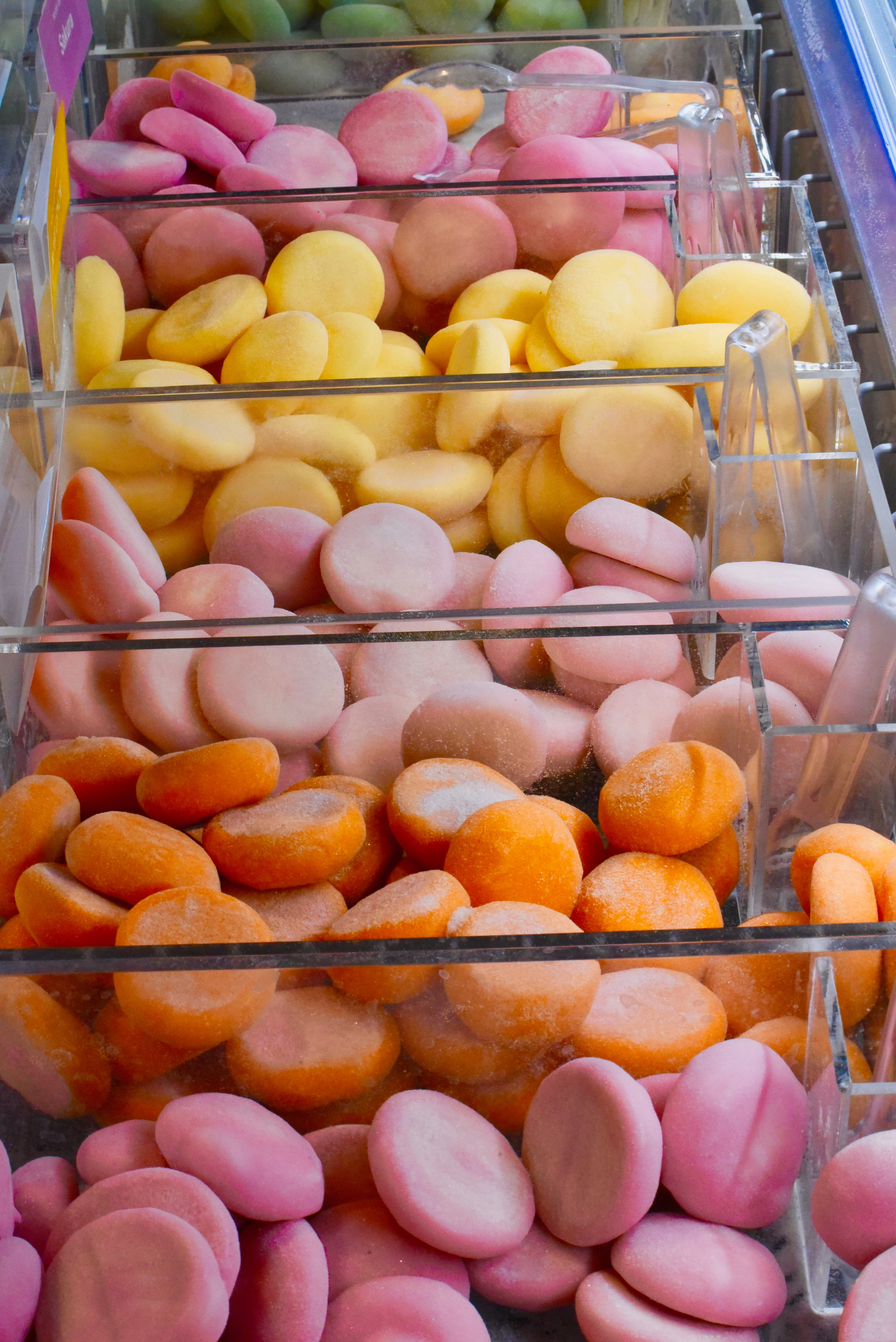 Mochi Flavors, pastel-colored, round candies, 5K Phone Wallpaper