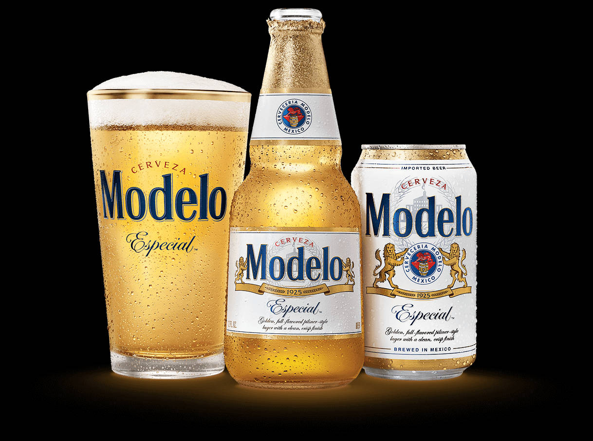 Modelo Especial, beer containers, chilled, SD Desktop Wallpaper