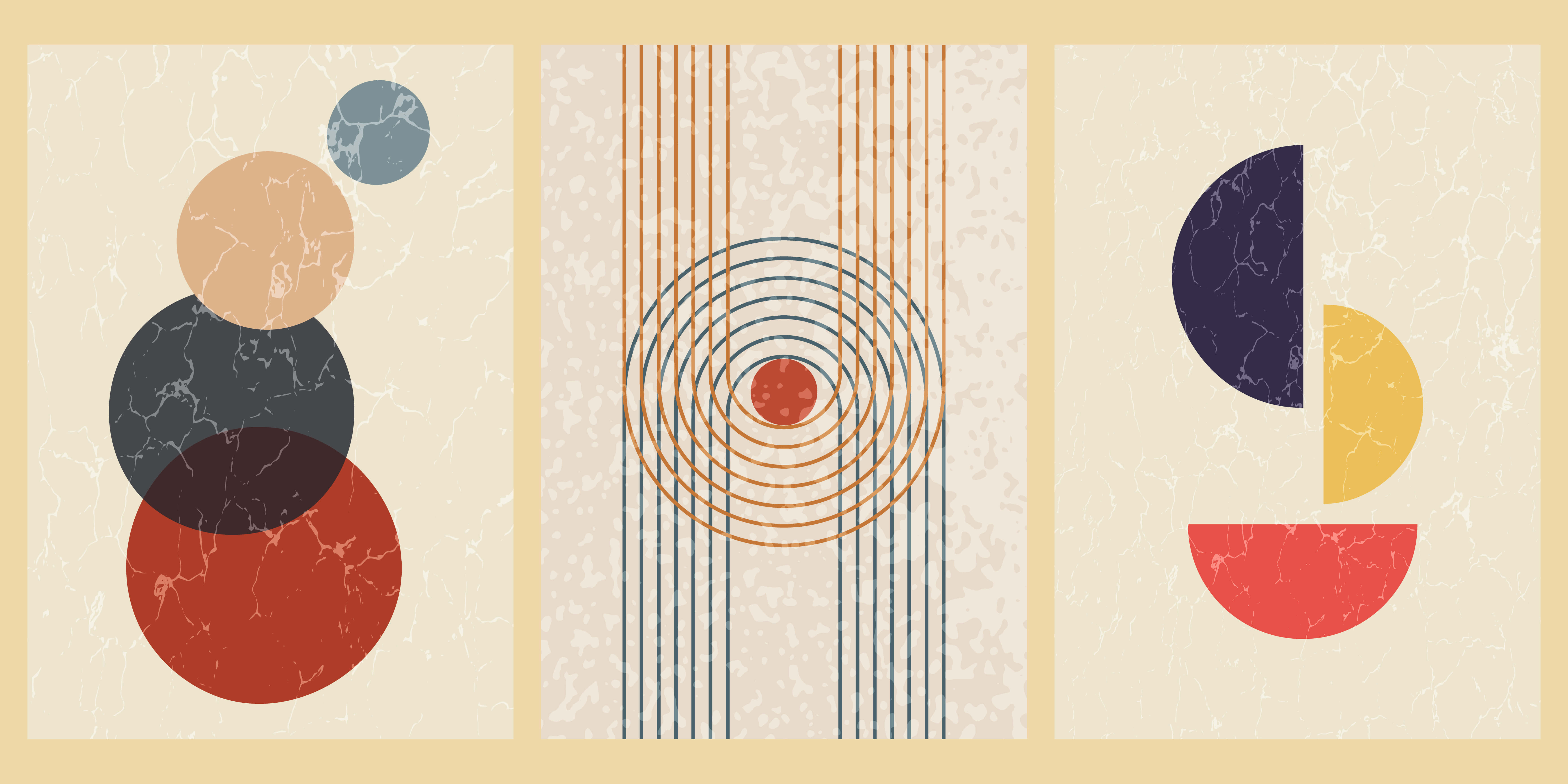 Modern Desktop, abstract panels, geometric shapes, 5K Desktop Wallpaper