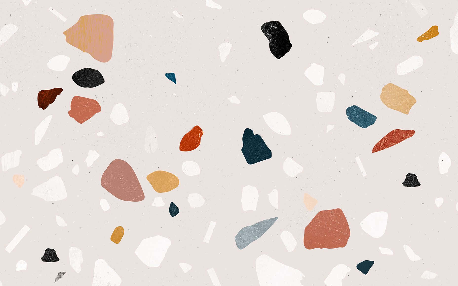 modern desktop, terrazzo pattern, colorful stone chips, HD Desktop Wallpaper