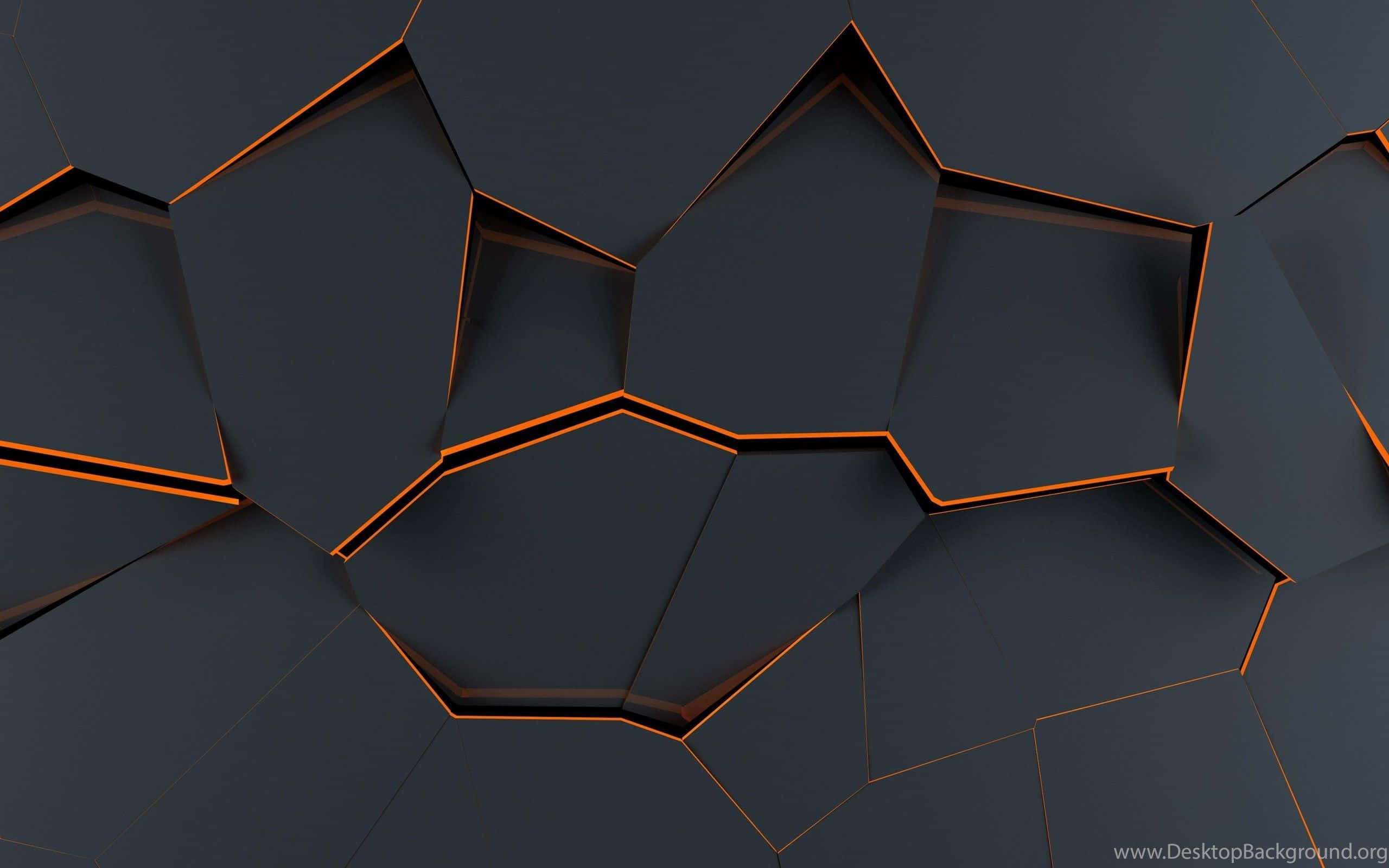 modern desktop, 2560 x 1600, dark geometric hexagonal panels, 2K Desktop Wallpaper