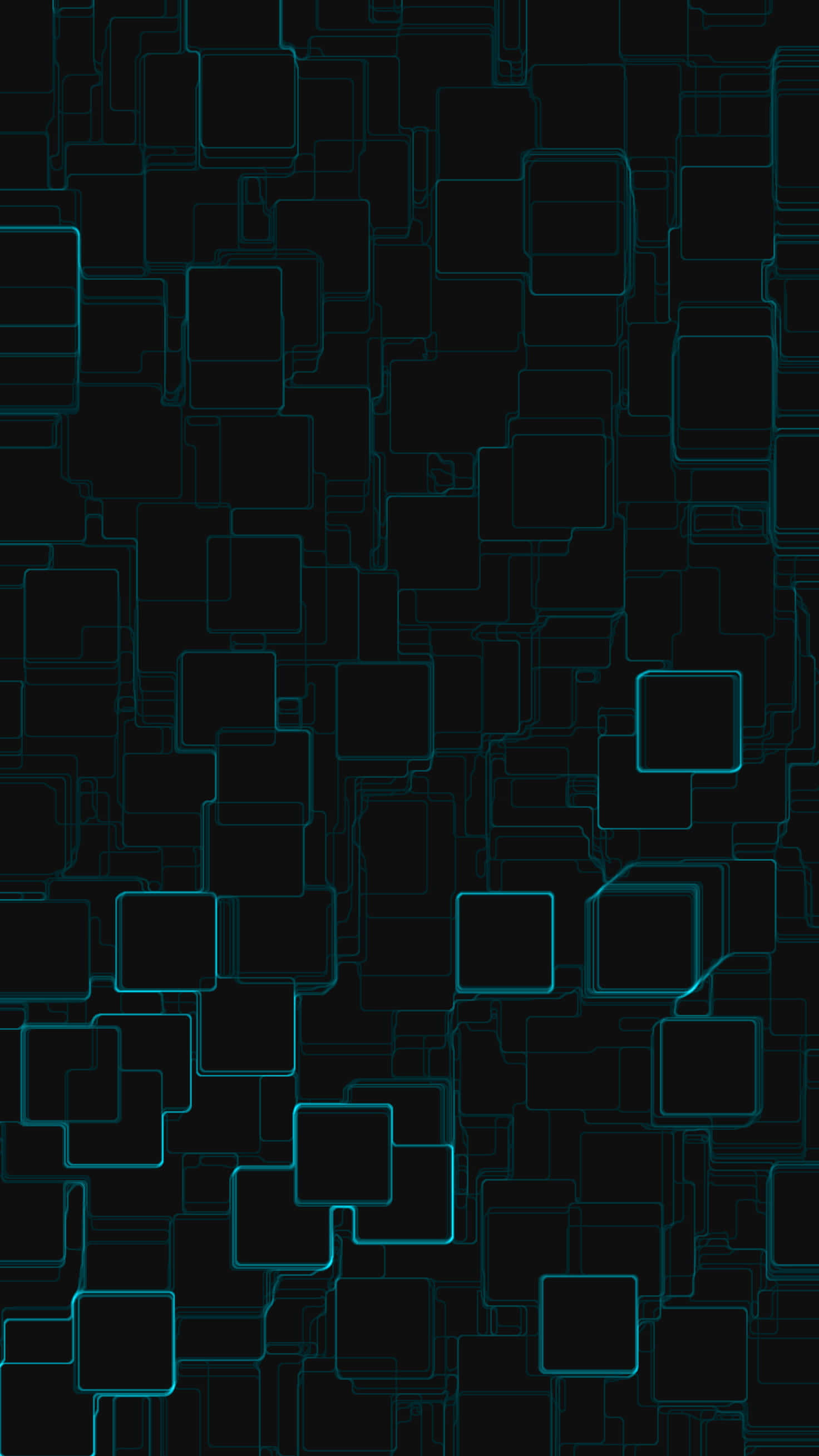 modern iPhone, glowing cyan, abstract pattern, 2K Phone Wallpaper