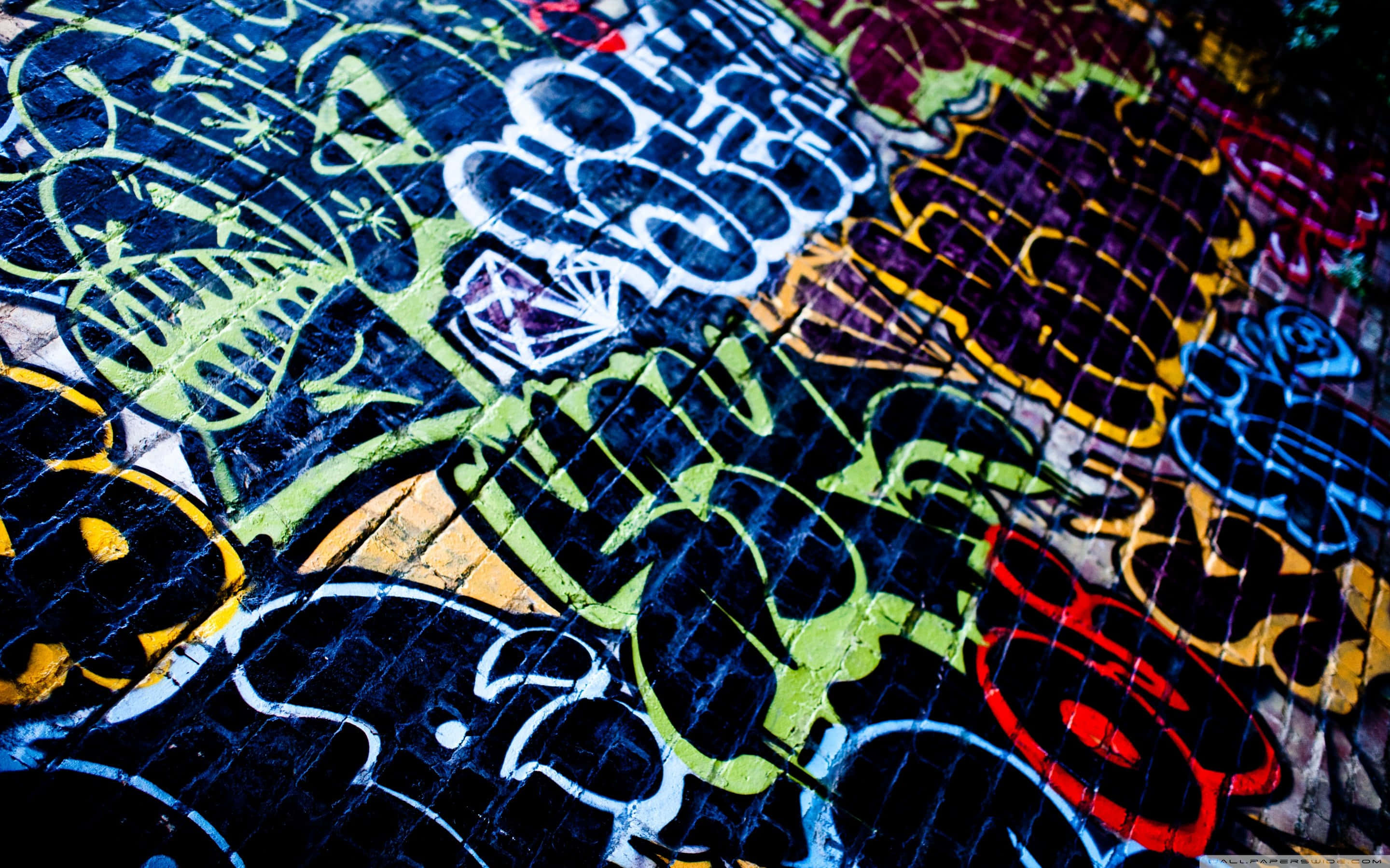 neon greens, neon blues, neon reds, 2K Desktop Wallpaper