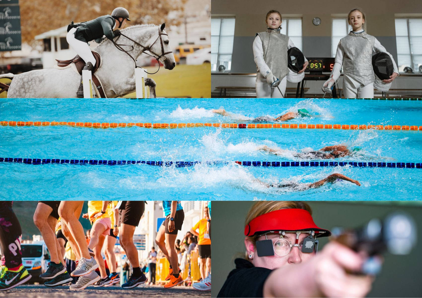 Modern Pentathlon, horse riding, equestrian, HD Desktop Wallpaper