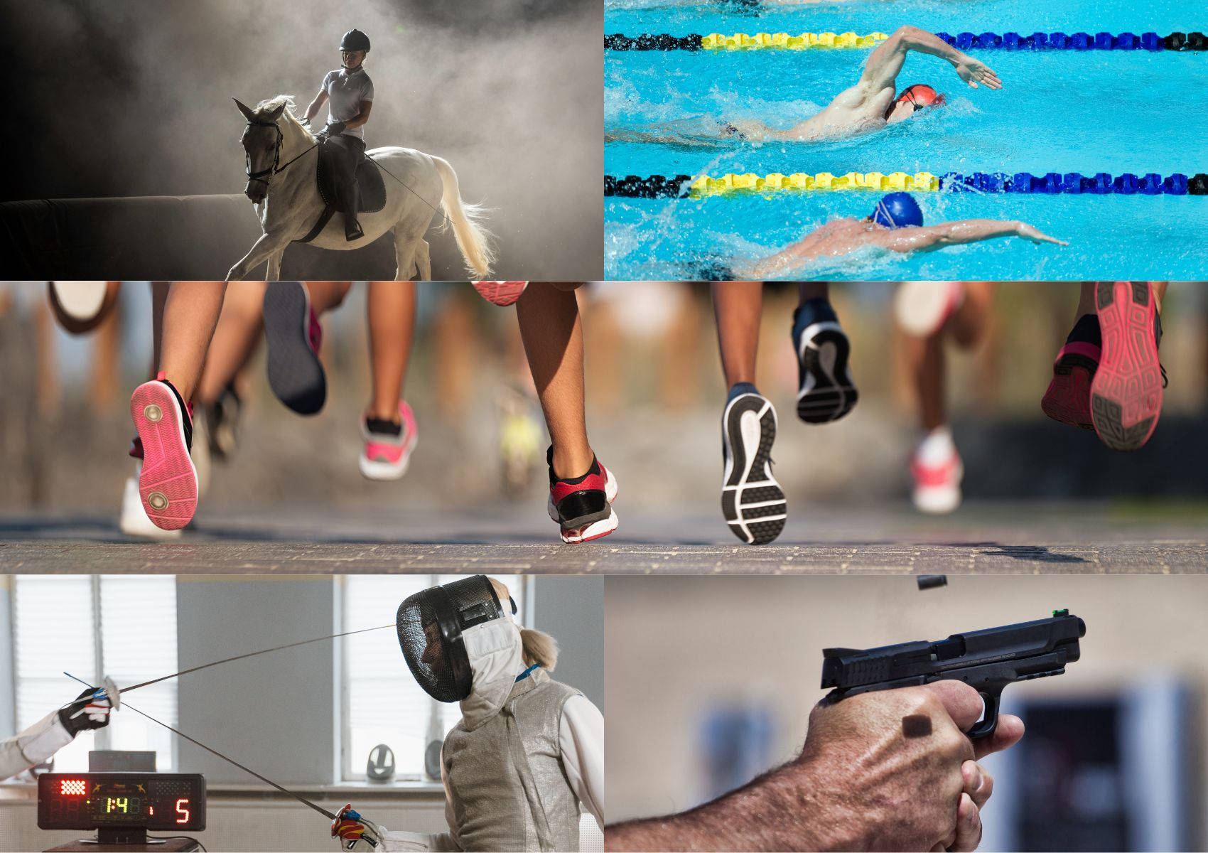 Modern Pentathlon, shooting event, handgun shooter, HD Desktop Wallpaper