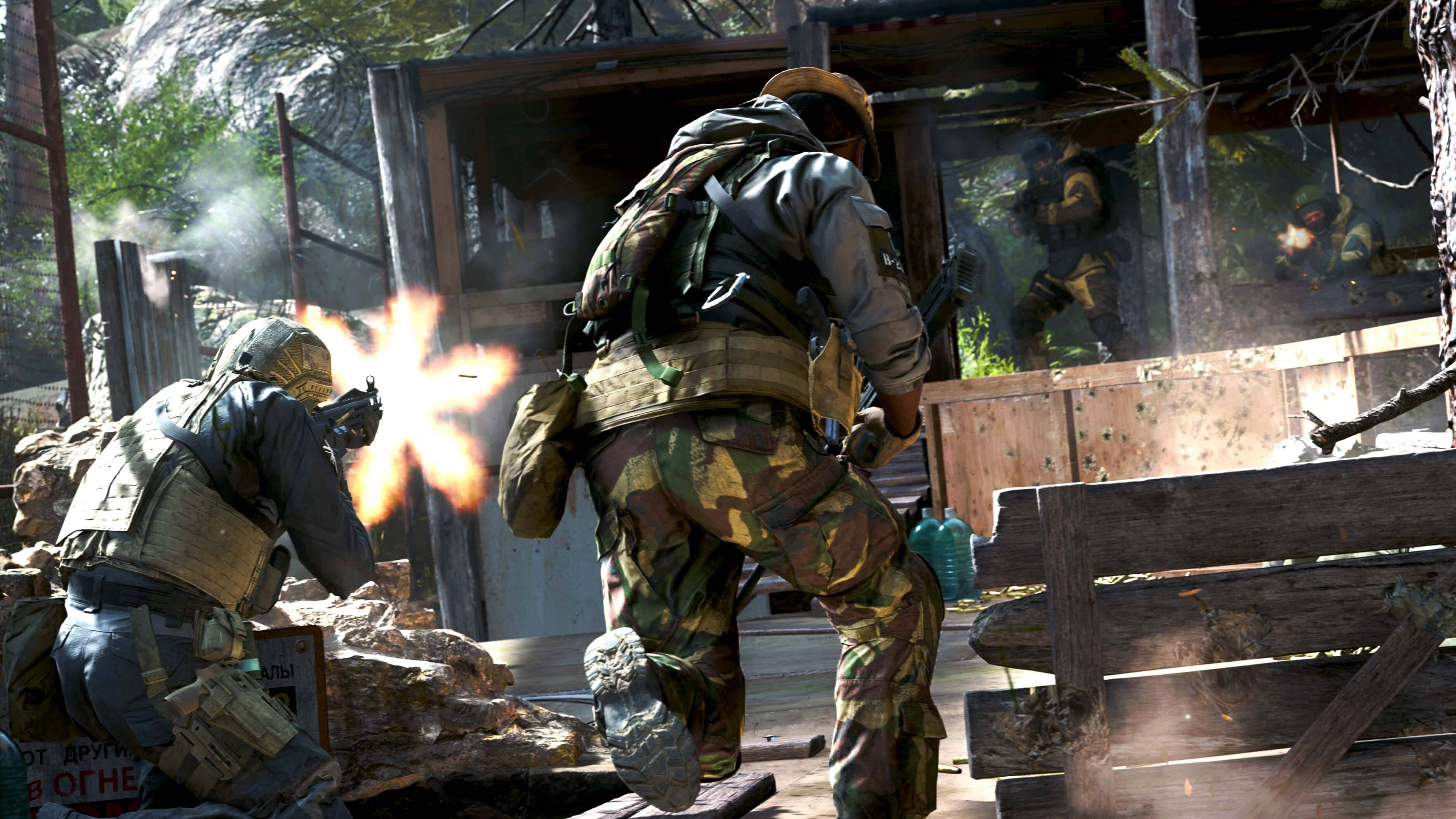 Modern Warfare, soldiers, camouflage gear, 2K Desktop Wallpaper