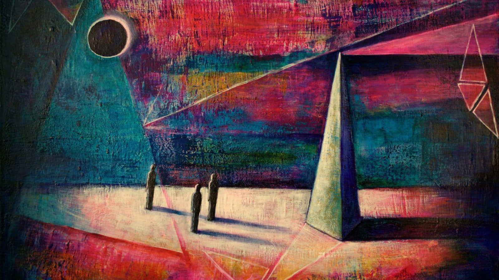 Modernism, 1601 x 900, cosmic eclipse, HD Desktop Wallpaper