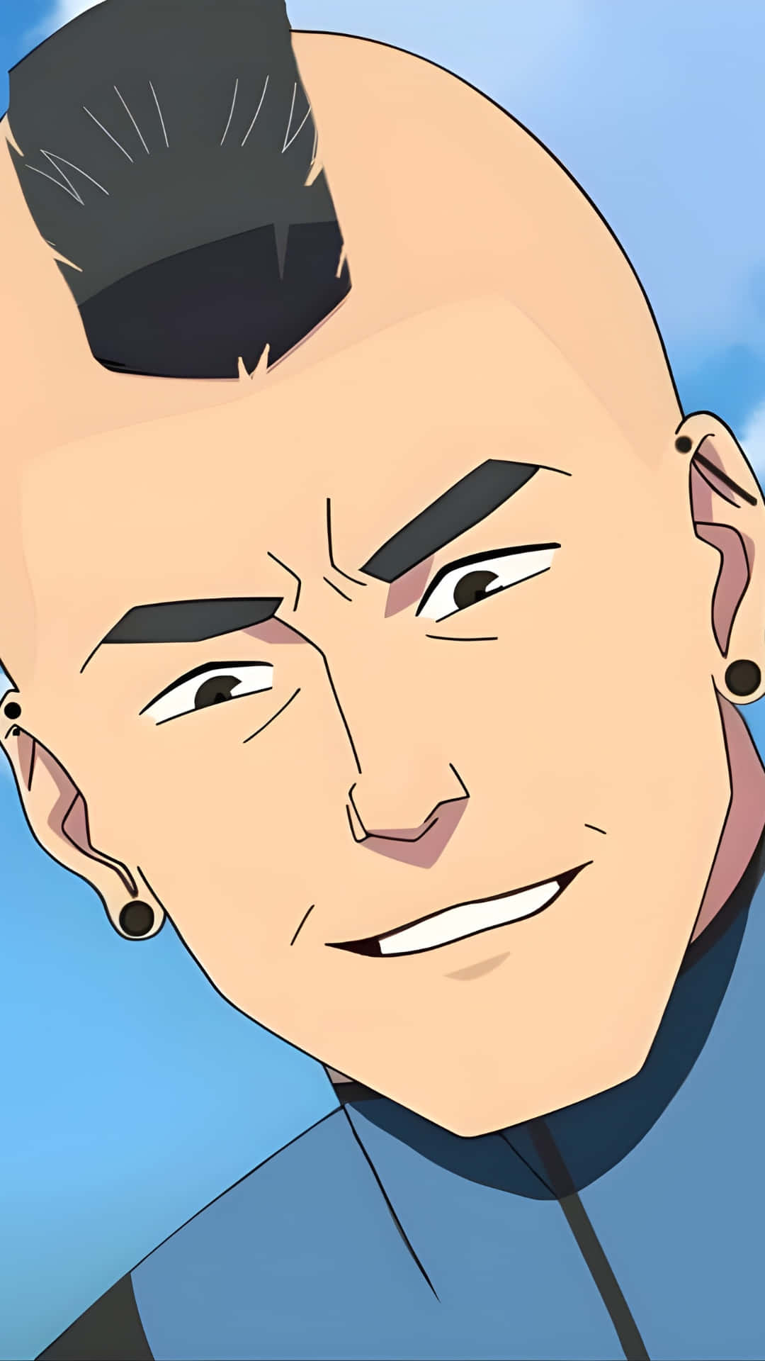 Mohawk Mark, black mohawk, ear piercings, Full HD Phone Wallpaper
