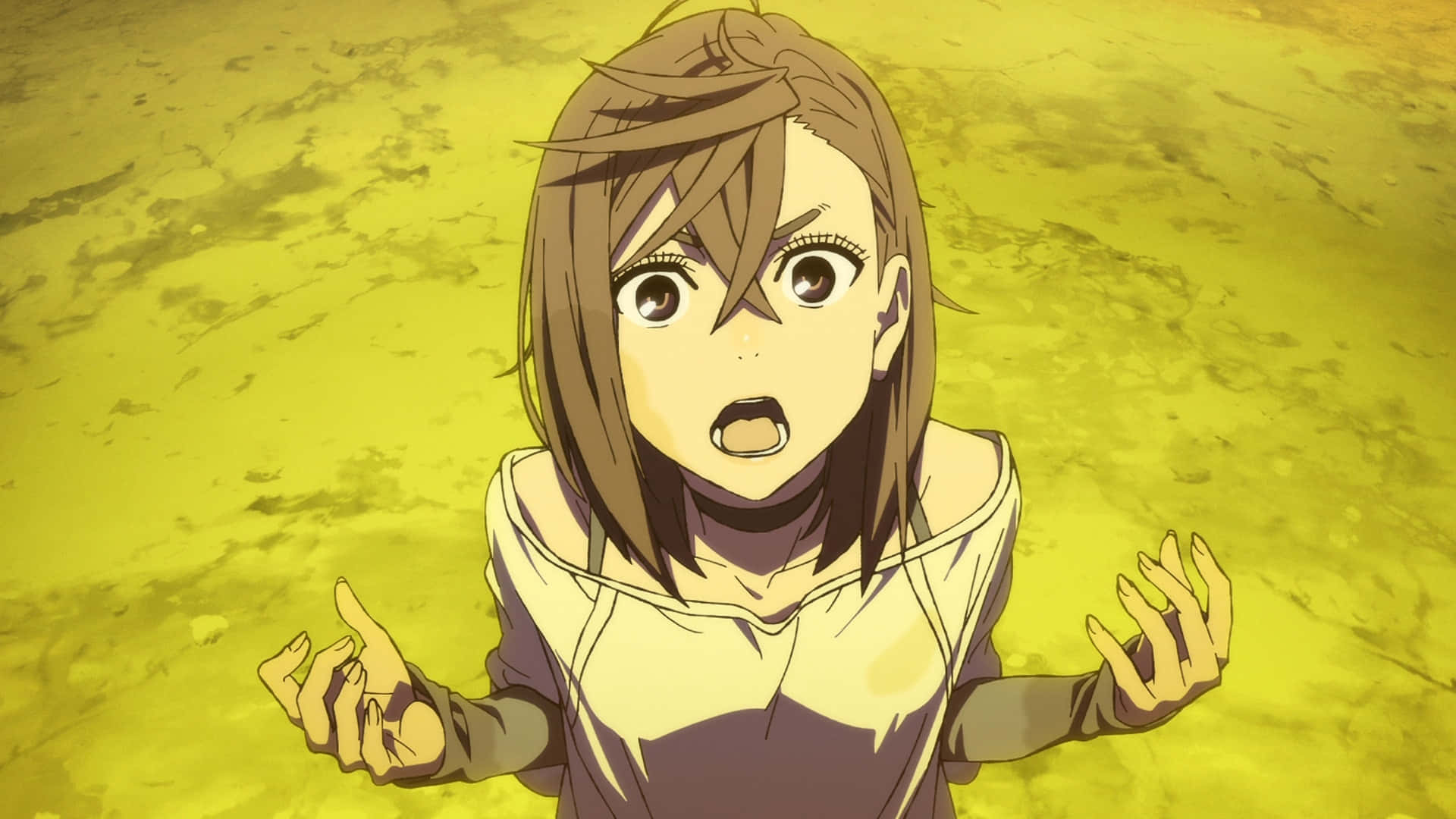Momo Ayase, brown hair, wide eyes, Full HD Desktop Wallpaper