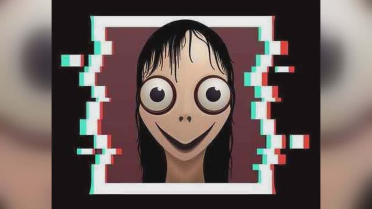 Momo, tangy sauce, pixelated glitch effect, HD Desktop Wallpaper