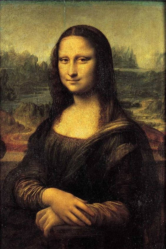 Mona Lisa, Renaissance oil painting, subtle smile, SD Phone Wallpaper
