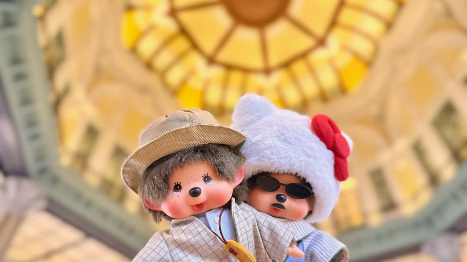 Monchhichi, plush dolls, hats, Full HD Desktop Wallpaper