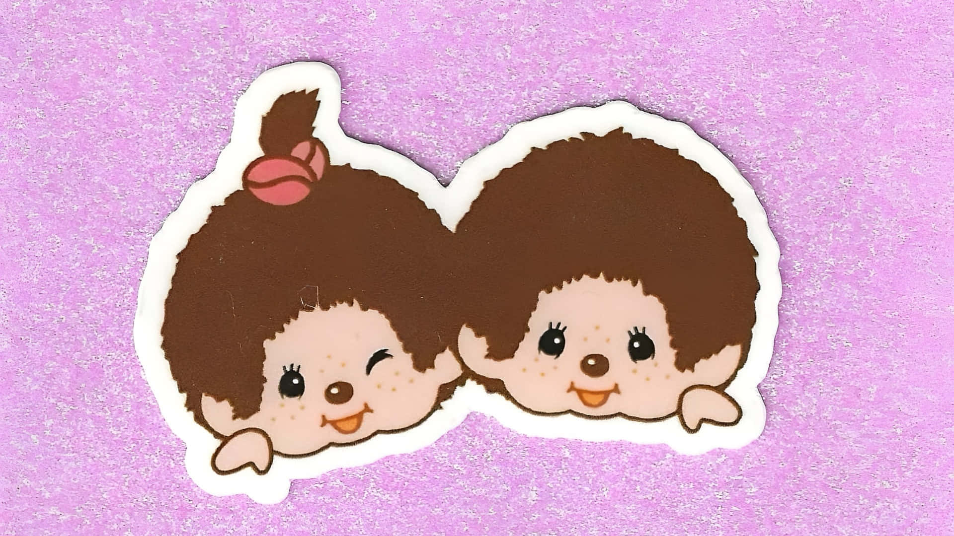 Monchhichi, cute cartoon hedgehogs, brown fur, Full HD Desktop Wallpaper