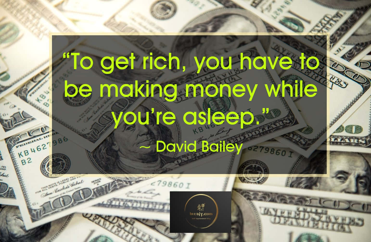 money motivation, one hundred dollar bills, passive income, HD Desktop Wallpaper