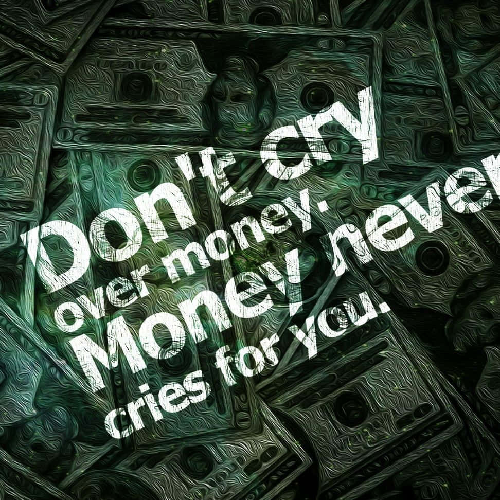 Money Motivation, green dollar bills, textured background, SD Desktop Wallpaper